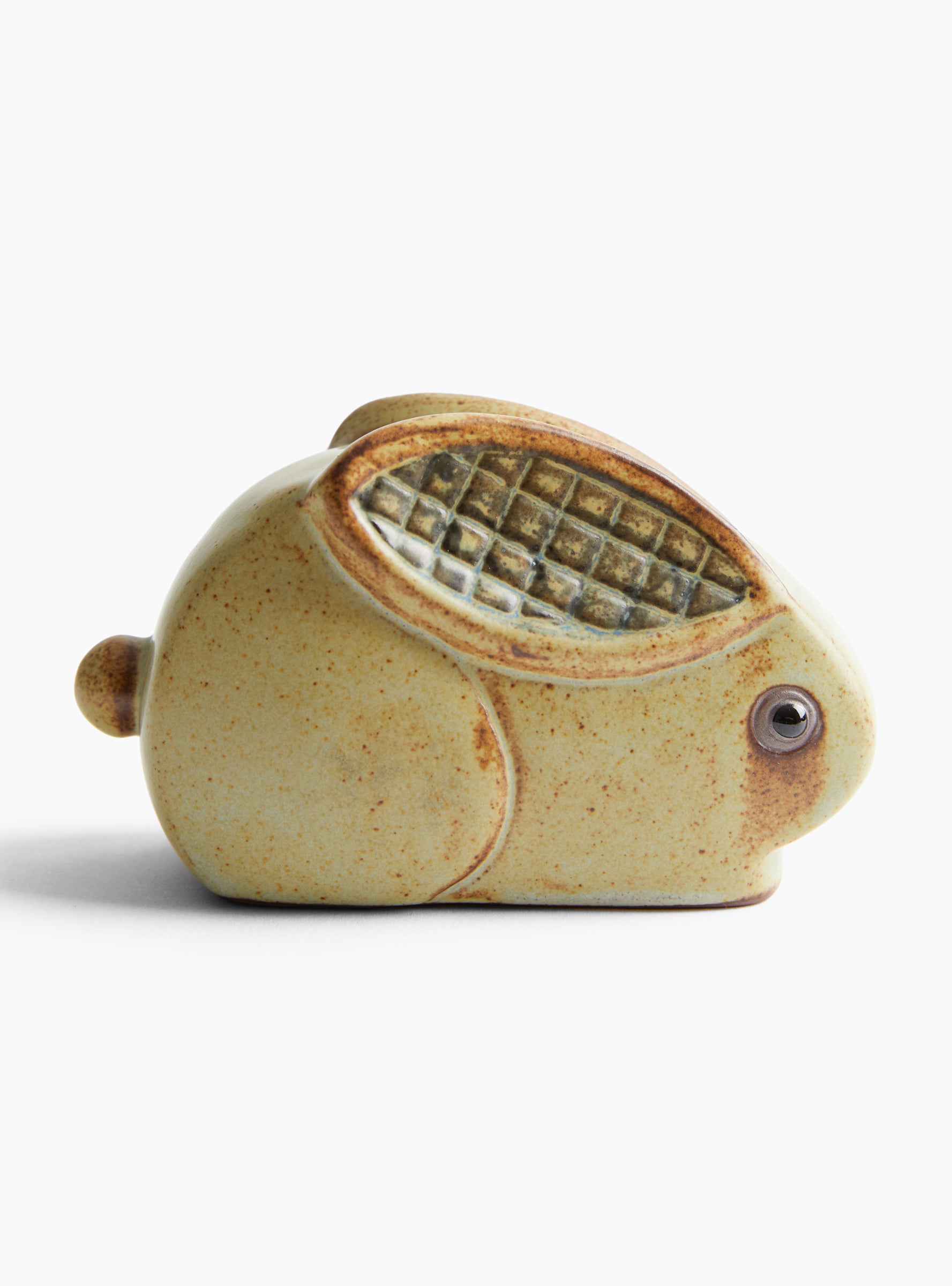 Rabbit Ornament D5 off white KASHIWA_Side_View_Close_Up at Couverture & The Garbstore