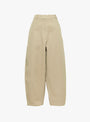 Cotton Curved Pants CamelCamelCORDERA (ghost front) at Couverture & The Garbstore