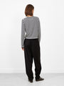 Lounge Pants Black Black CORDERA (model back) at Couverture & The Garbstore