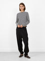 Lounge Pants Black Black CORDERA (model front) at Couverture & The Garbstore