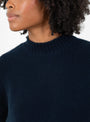 Crew Neck Jumper Inkwell Inkwell HIMALA (model close up) at Couverture & The Garbstore
