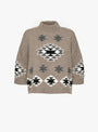 Navajo Cropped Jumper Flannel by Himalayan Cashmere (ghost front) at Couverture & The Garbstore