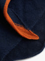 Triangle Scarf Navy and Pioneer by Himalayan Cashmere (folded) at Couverture & The Garbstore