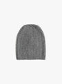 Nimbus Ribbed Hat Thunder by Himalayan Cashmere(top view at Couverture & The Garbstore