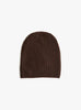 Nimbus Ribbed Hat Americano by Himalayan Cashmere (top view) at Couverture & The Garbstore