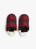 Shaggy Tartan x Micro Boa Off White Merippa (top view) at Couverture & The Garbstore