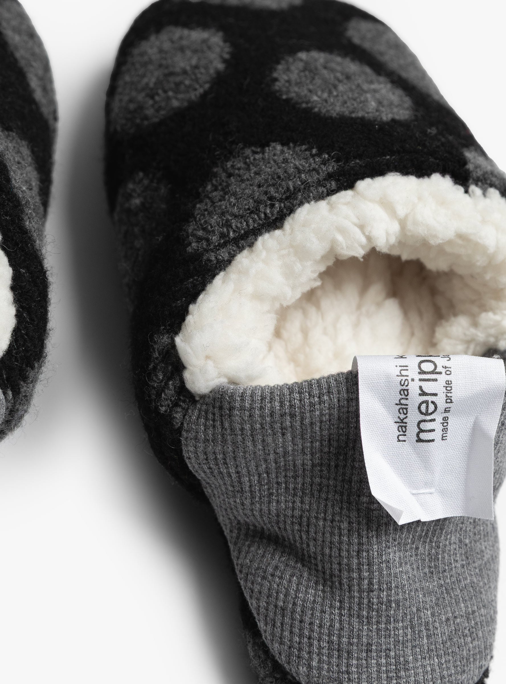 Dot Pile x Sheep Boa Grey Merippa (close up) at Couverture & The Garbstore