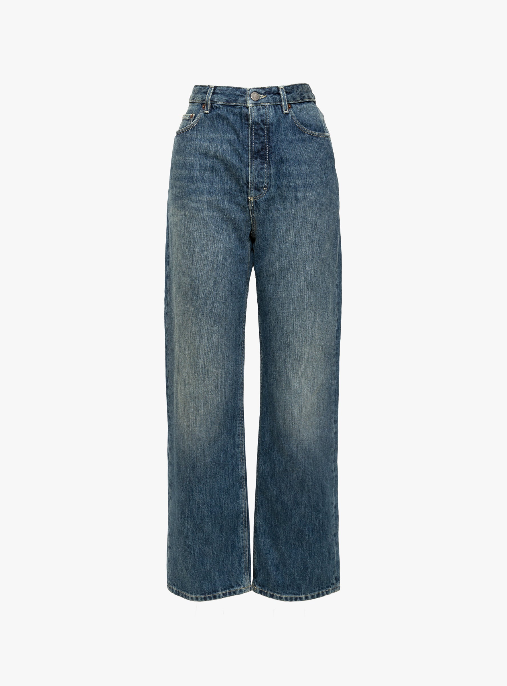 Lucien Jeans Faded Blue Faded Blue SOEUR_Front_View at Couverture & The Garbstore