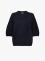 Lise Jumper Navy Navy SOEUR_Front_View at Couverture & The Garbstore