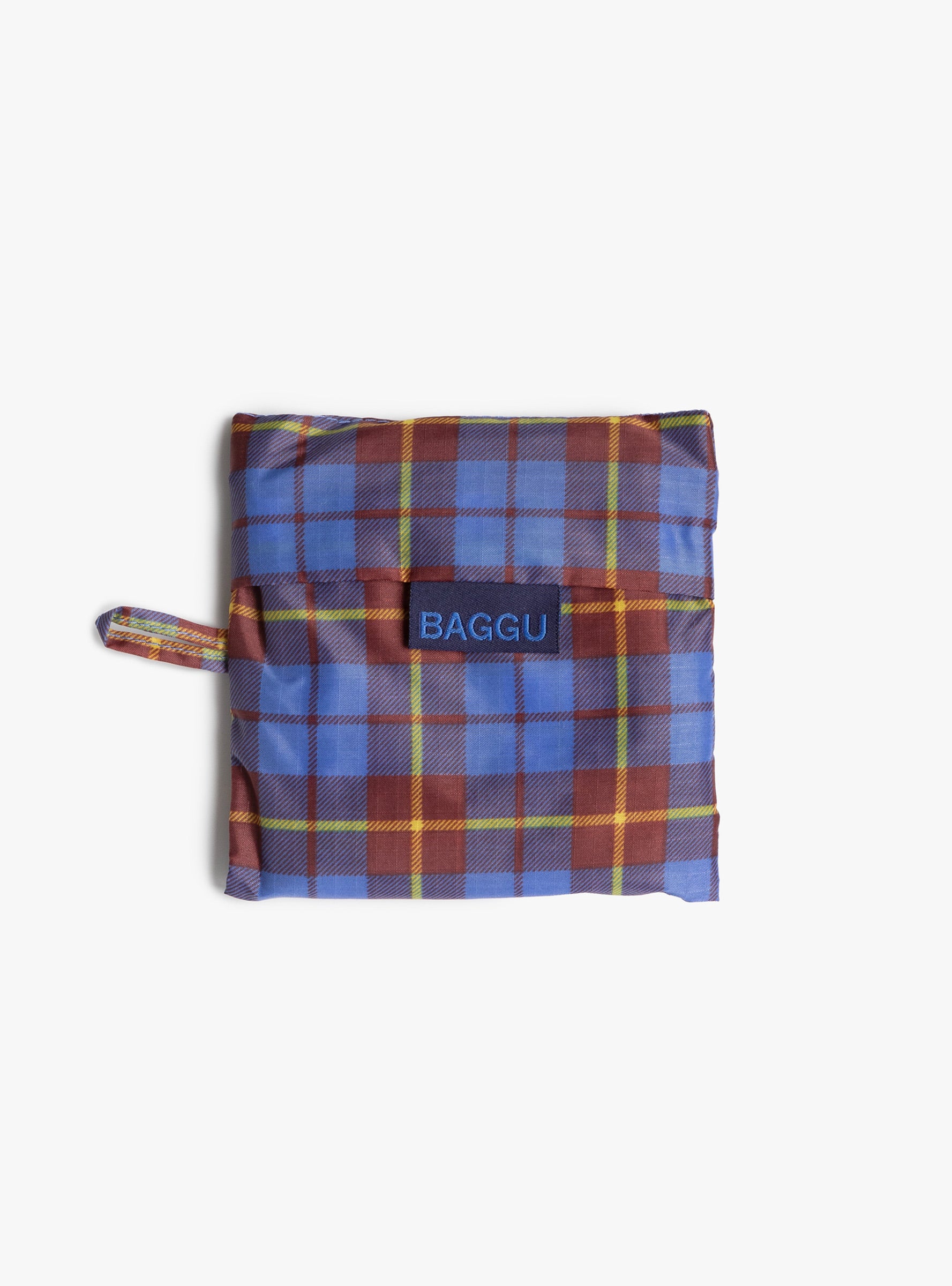 Standard Baggu Blue Tartan Blue Tartan Baggu (bag case) at Couverture & The Garbstore