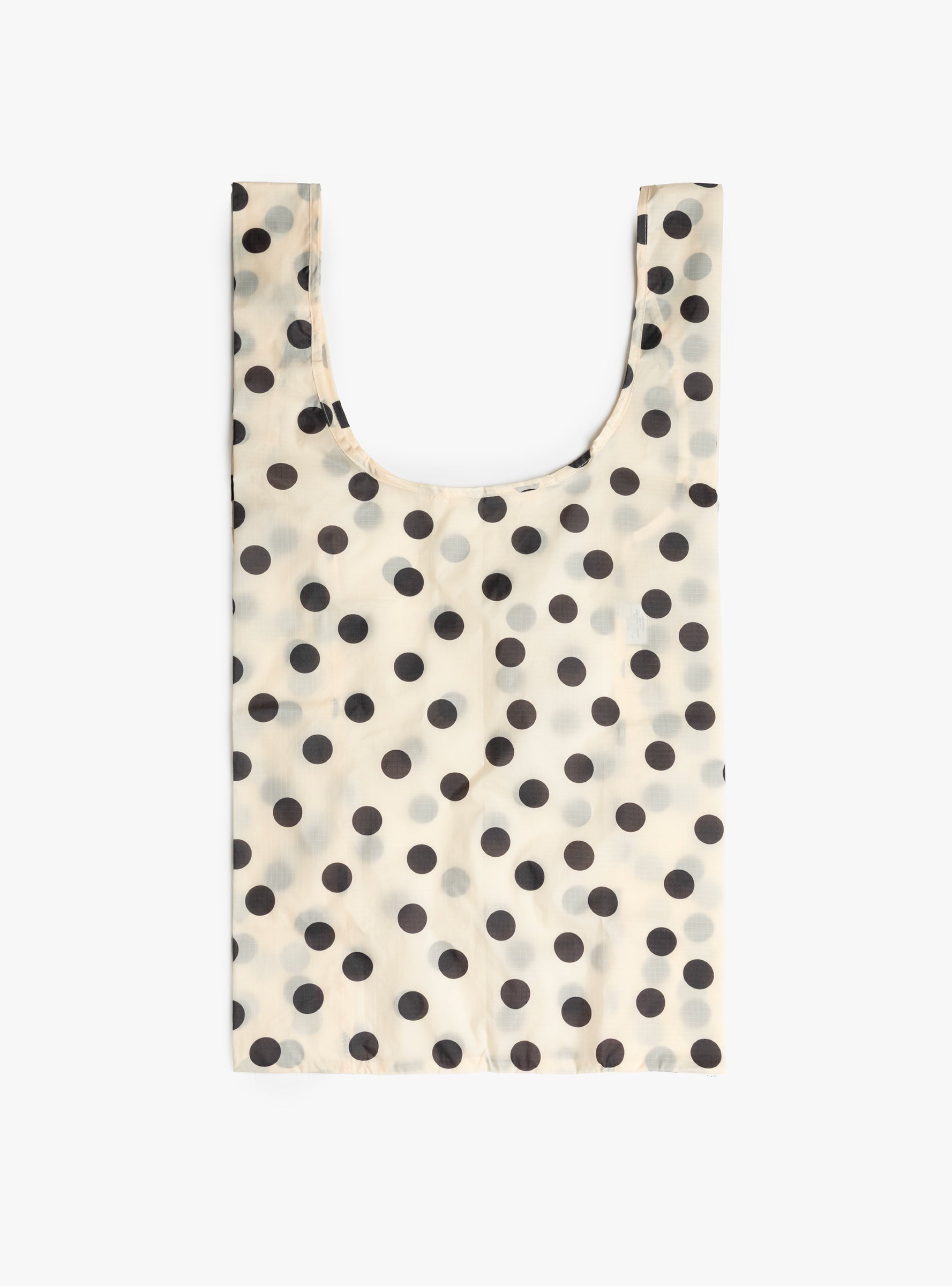 Big Baggu Polka Dot Polka Dot Baggu bag top view) at Couverture & The Garbstore