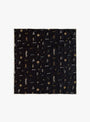 Juliet Embroidered Scarf Navy Navy Sea (top view) at Couverture & The Garbstore