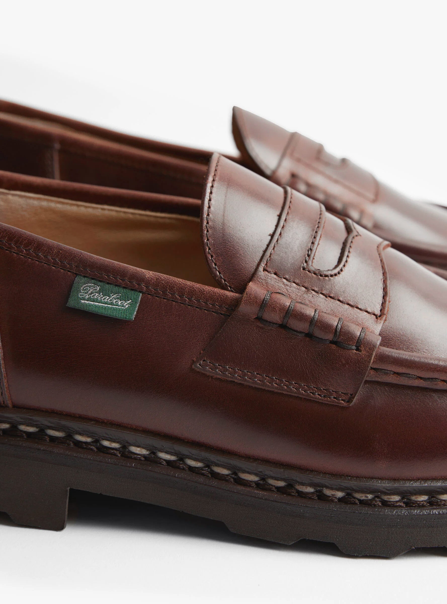 Reims_Shoe_Lisse_Ecorce_PARABOOT_side_close_up at Couverture & The Garbstore