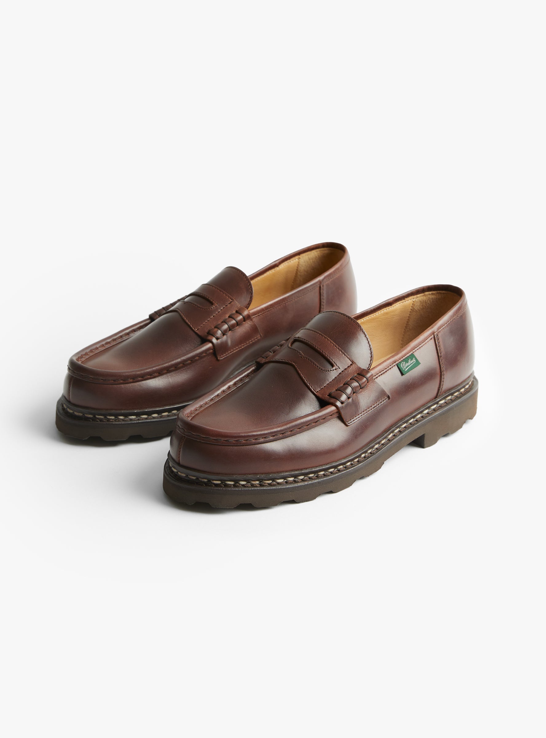 Reims Shoe Lisse Écorce PARABOOT (three quarter) at Couverture & The Garbstore