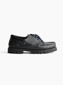 Briac Shoe Black PARABOOT (side view) at Couverture & The Garbstore