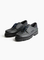 Briac Shoe Black PARABOOT (three-quarter front view) at Couverture & The Garbstore