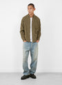 No.37 Washed Wide Denim Pants Bleach A.PRESSE (model) at Couverture & The Garbstore