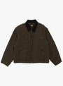 Vintage Silk Cotton Detroit Jacket Brown A.PRESSE (front) at Couverture & The Garbstore