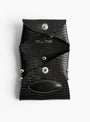 Pouch Charm Boo Black Black TOGA_Top_View_Open at Couverture & The Garbstore