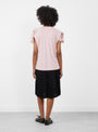 High Twist Smooth Jersey Top Pink Pink TOGA (model back) at Couverture & The Garbstore