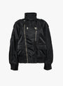 Nylon Twill Blouson Black Black TOGA_Front_View at Couverture & The Garbstore