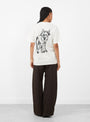 Rabbit_Wolf_T-Shirt_Off_White_Off_White_WILD_ANIMALS_Model_back at Couverture & The Garbstore