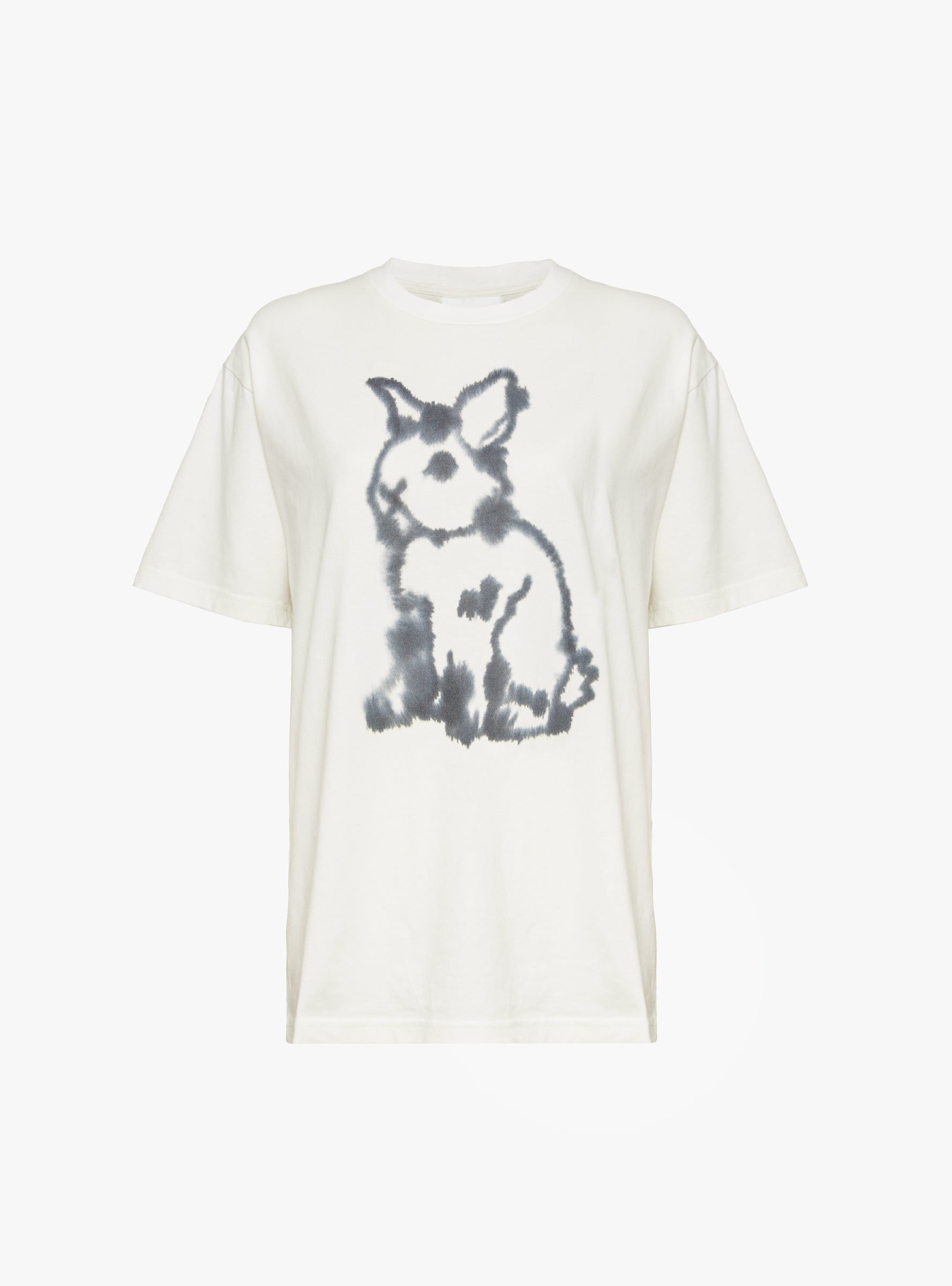 Rabbit Wolf T-Shirt Off White Off White WILD ANIMALS (ghost front) at Couverture & The Garbstore