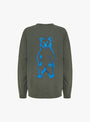 Standing Bears Long Sleeve T-Shirt Green Green WILD ANIMALS (ghost back) at Couverture & The Garbstore