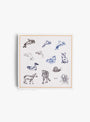 Colouring Book Bandana Multi Mutli WILD ANIMALS (box top view) at Couverture & The Garbstore