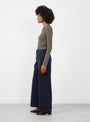Panta Pandora Trousers Atlantic Atlantic LABO ART (model side) at Couverture & The Garbstore