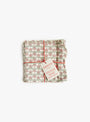 Napkin Set Dill Frosty Dill Frosty SUZETTE (top view folded) at Couverture & The Garbstore