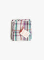 Napkin Set Bise Paisley Bise Paisley SUZETTE (top view folded) at Couverture & The Garbstore