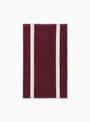 Stripe Bath Mat Burgundy Burgundy HAY_Top_View at Couverture & The Garbstore