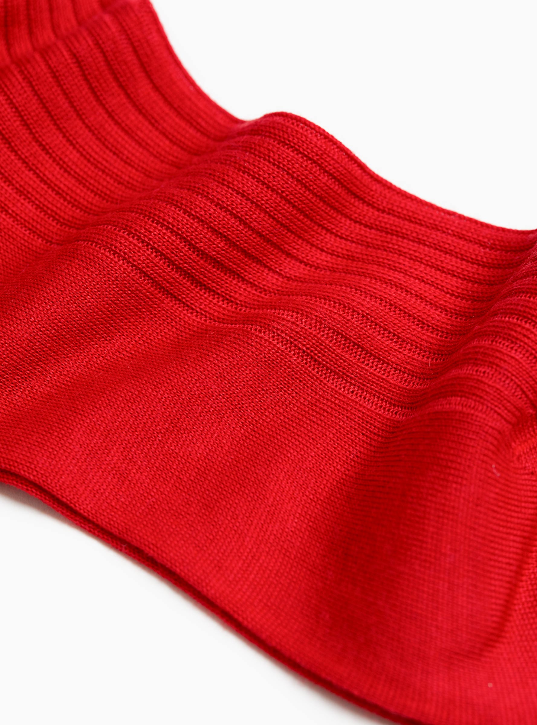 English Socks Red Red MARIA LA ROSA (Fabric Detail) at Couverture & The Garbstore
