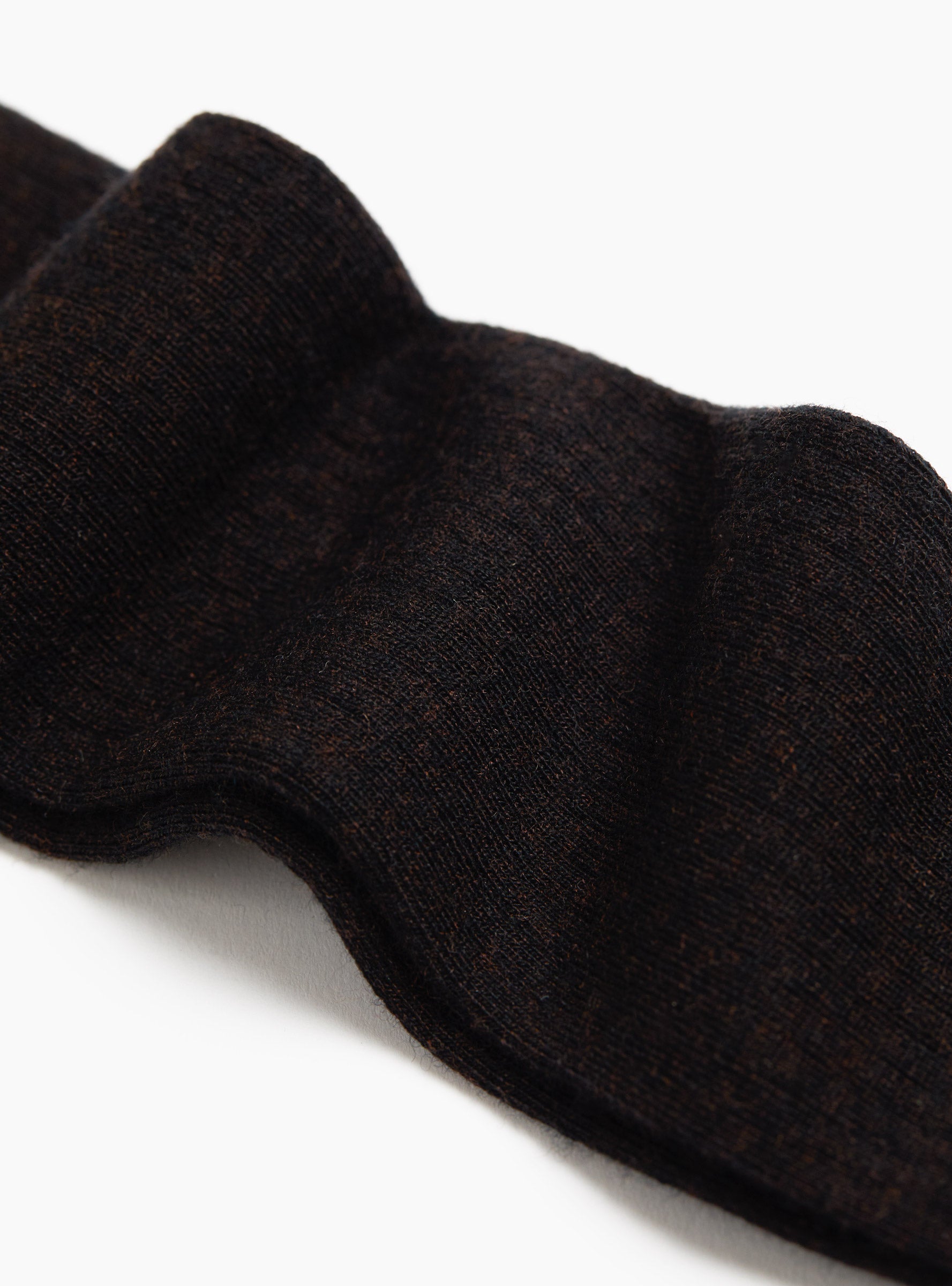 Urban Socks Dark Brown Dark Brown MARIA LA ROSA (Fabric Detail) at Couverture & The Garbstore