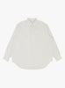 Double Weave Regular Collar Shirt Ecru A.PRESSE (front) at Couverture & The Garbstore