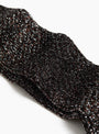 Glitter Socks Black Black MARIA LA ROSA (Fabric Detail) at Couverture & The Garbstore