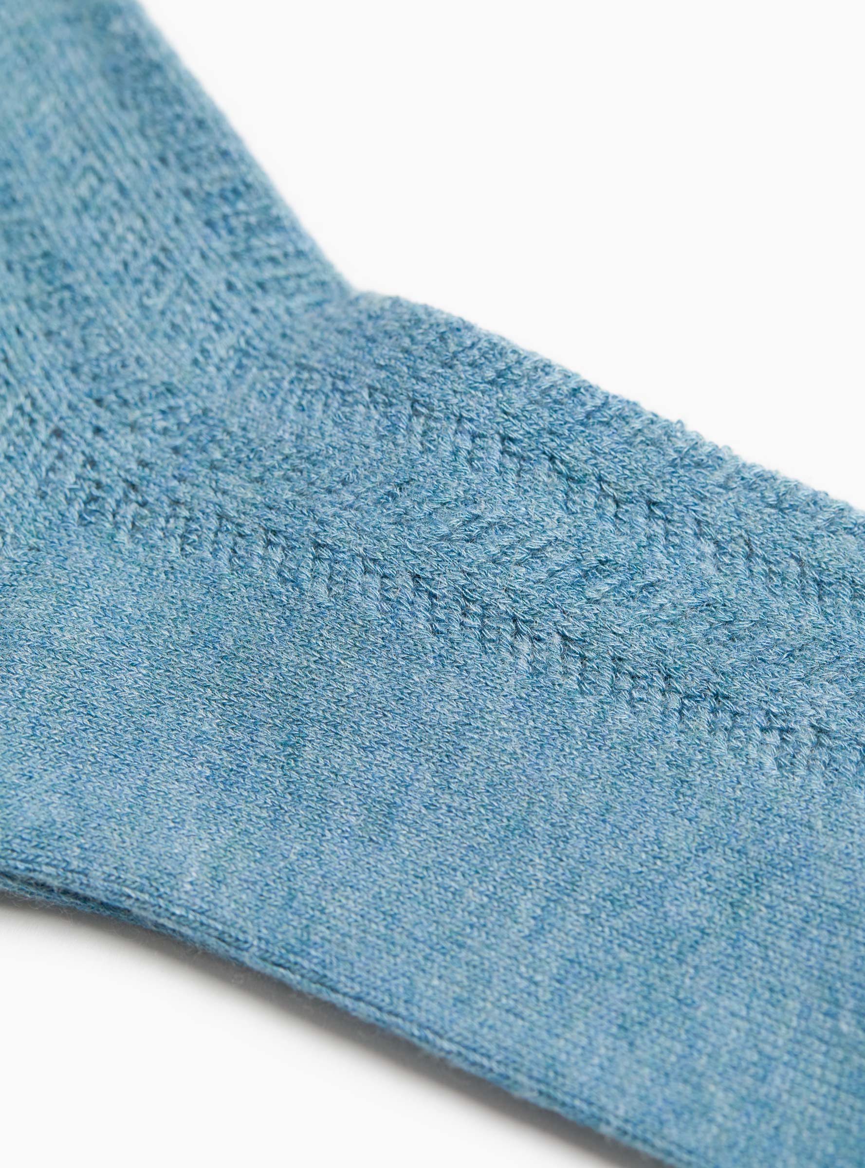 Love Socks Light Blue Light Blue MARIA LA ROSA (Fabric Detail) at Couverture & The Garbstore
