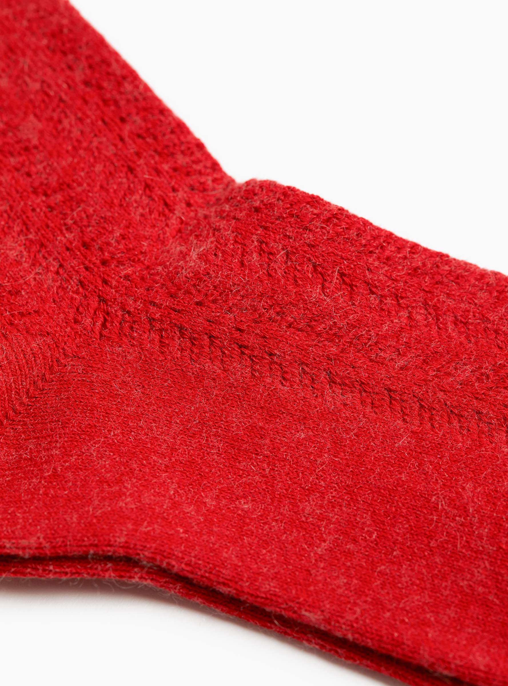 Love Socks Red Red MARIA LA ROSA (Fabric Detail) at Couverture & The Garbstore