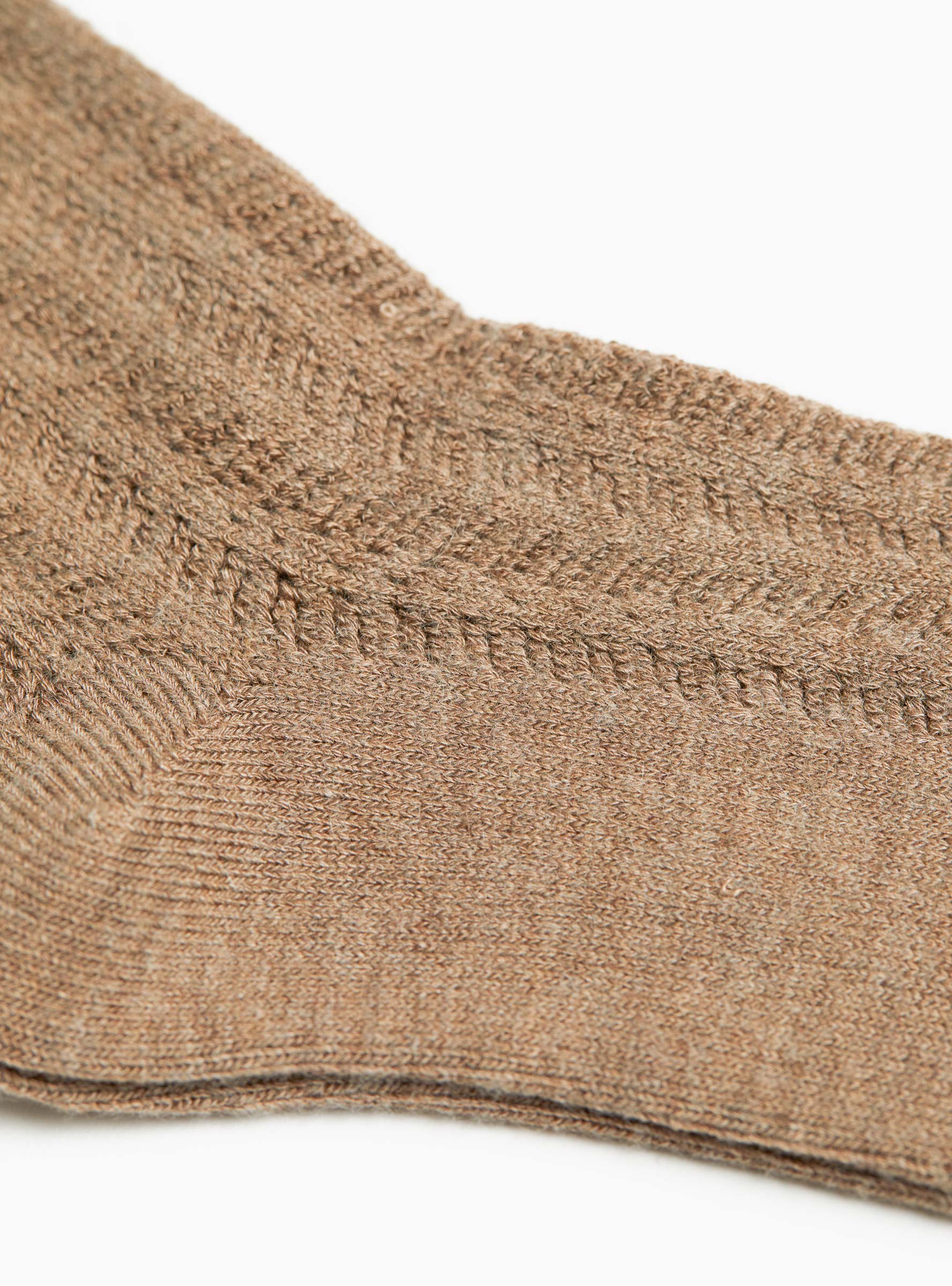 Love Socks Narural Natural MARIA LA ROSA (Fabric Detail) at Couverture & The Garbstore