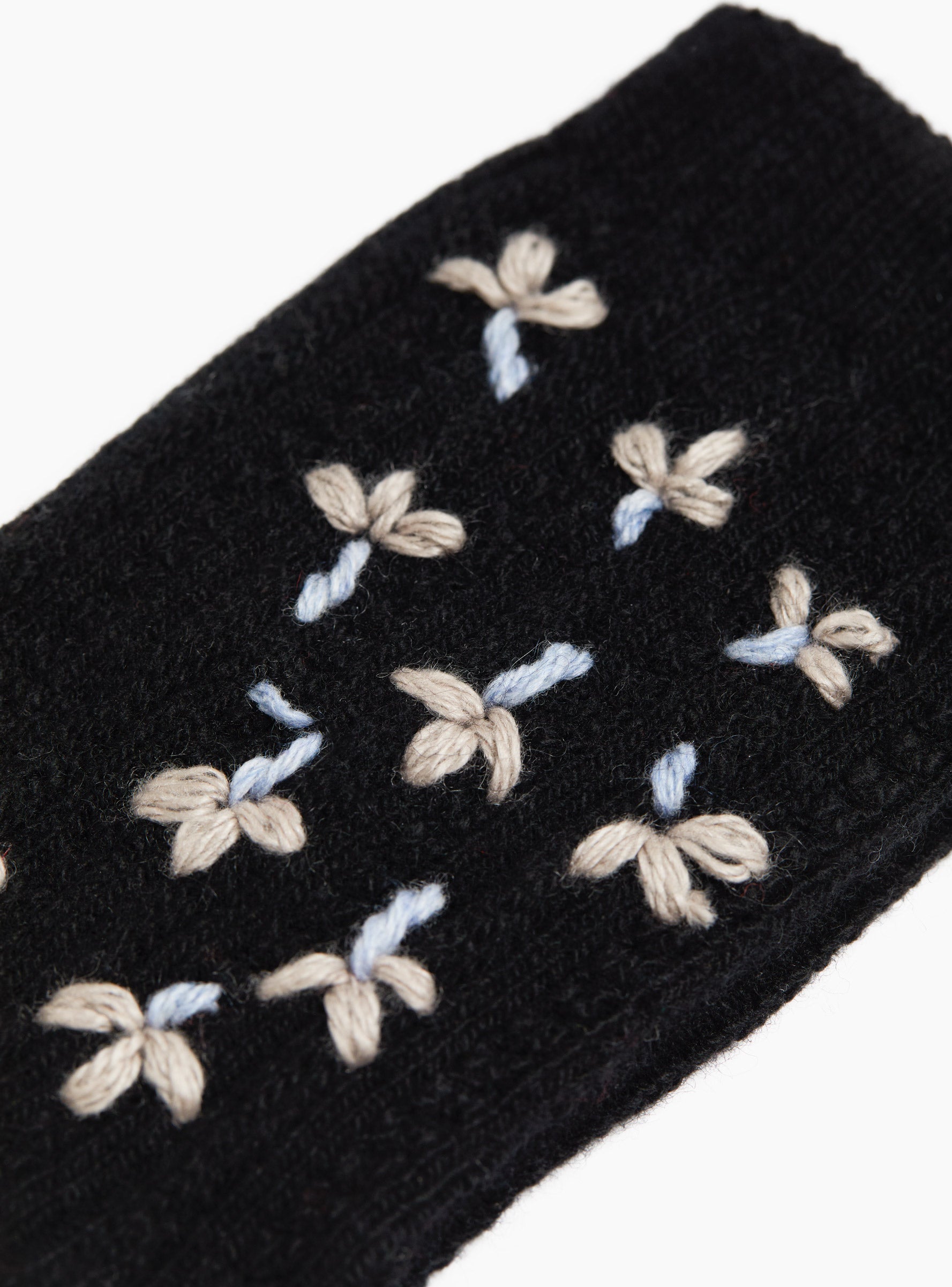 Aurea Socks Black Black MARIA LA ROSA (Fabric Detail) at Couverture & The Garbstore
