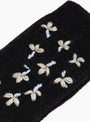 Aurea Socks Black Black MARIA LA ROSA (Fabric Detail) at Couverture & The Garbstore