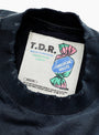 American Waste T-Shirt Black TDR_Label_Detail at Couverture & The Garbstore