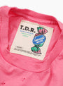 American Waste T-Shirt Pink TDR_Label_Detail at Couverture & The Garbstore