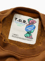 American Waste Sweatshirt Brown TDR_Label_Detail at Couverture & The Garbstore
