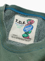 American Waste Sweatshirt Green TDR_Label_Detail at Couverture & The Garbstore