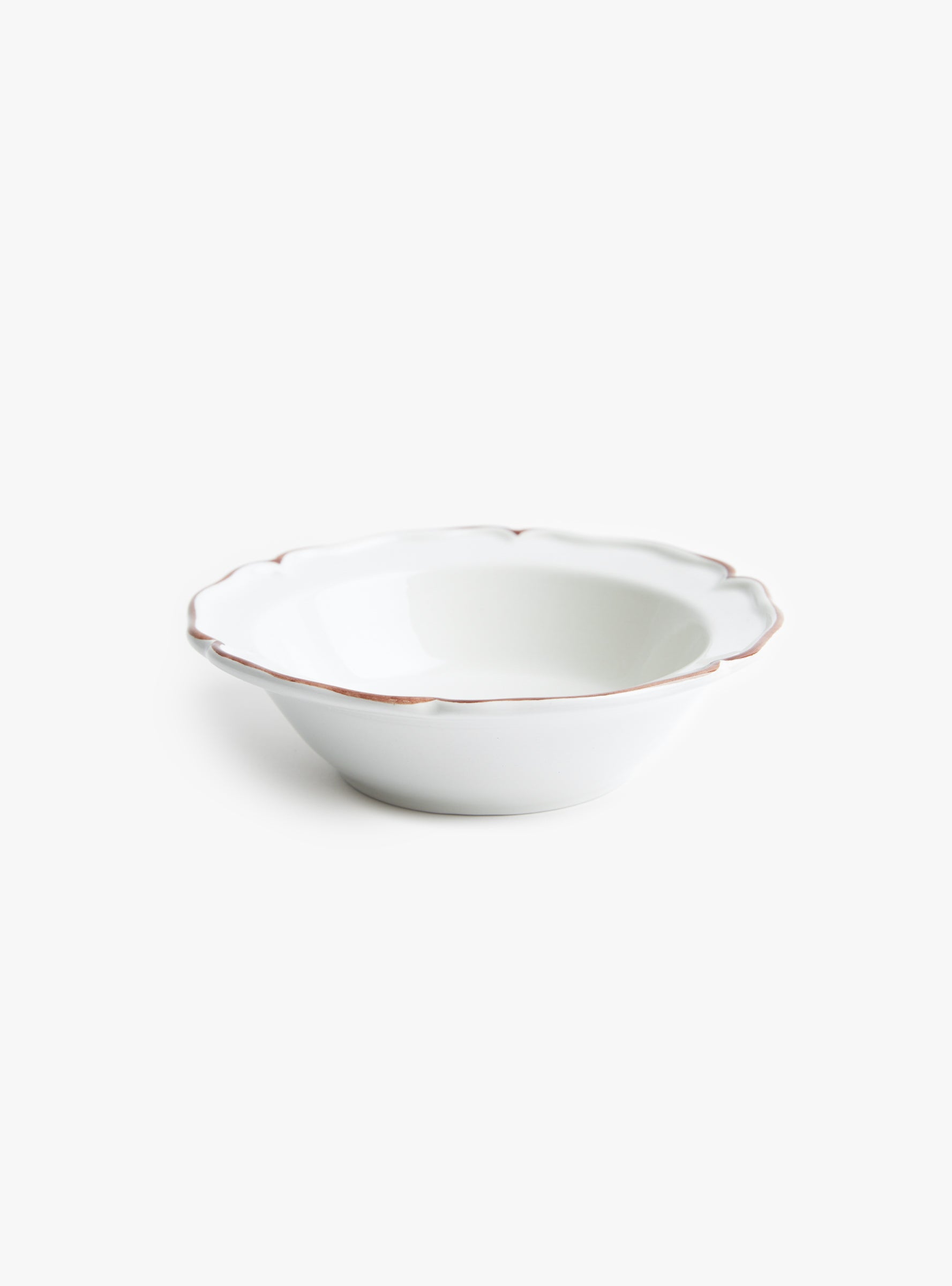 Trattoria Small Bowl 17.5cm White Vicolo (front view) at Couverture & The Garbstore