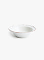 Trattoria Small Bowl 17.5cm White Vicolo (front view) at Couverture & The Garbstore