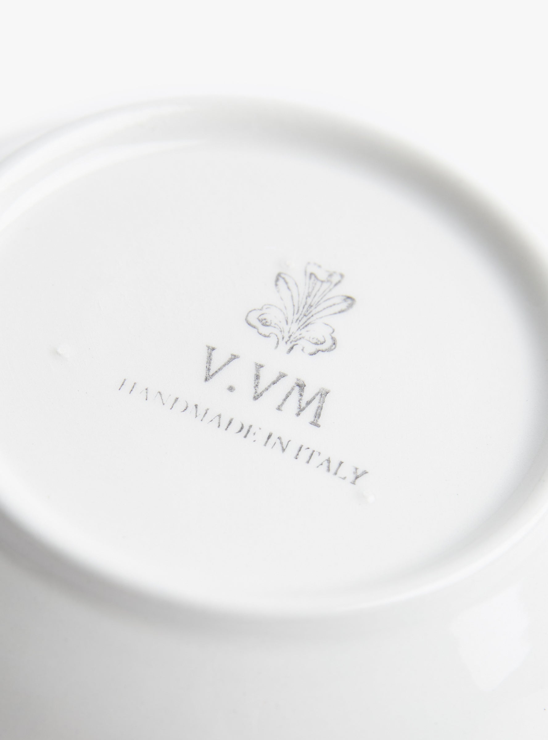 Trattoria Small Bowl 17.5cm White Vicolo (logo detail) at Couverture & The Garbstore