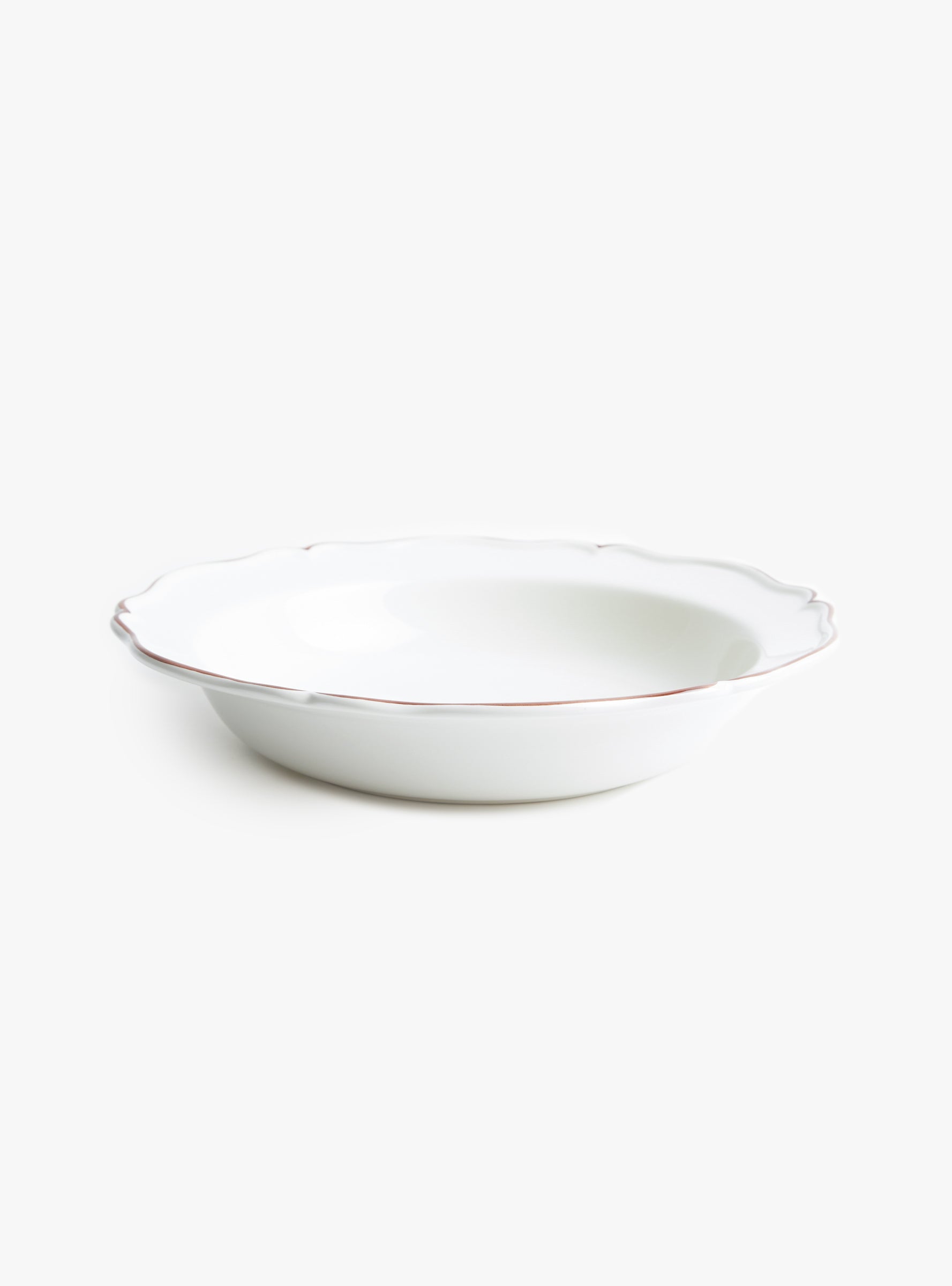 Trattoria Salad Bowl L 32.5 cm White Vicolo (front view) at Couverture & The Garbstore